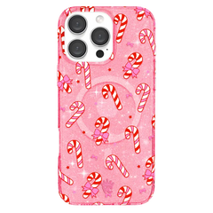 Pink Peppermint Princess iPhone Case