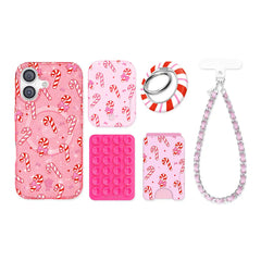 Pink Peppermint Princess iPhone Bundle Set
