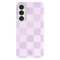 Lilac Vibe Checkered Samsung Case
