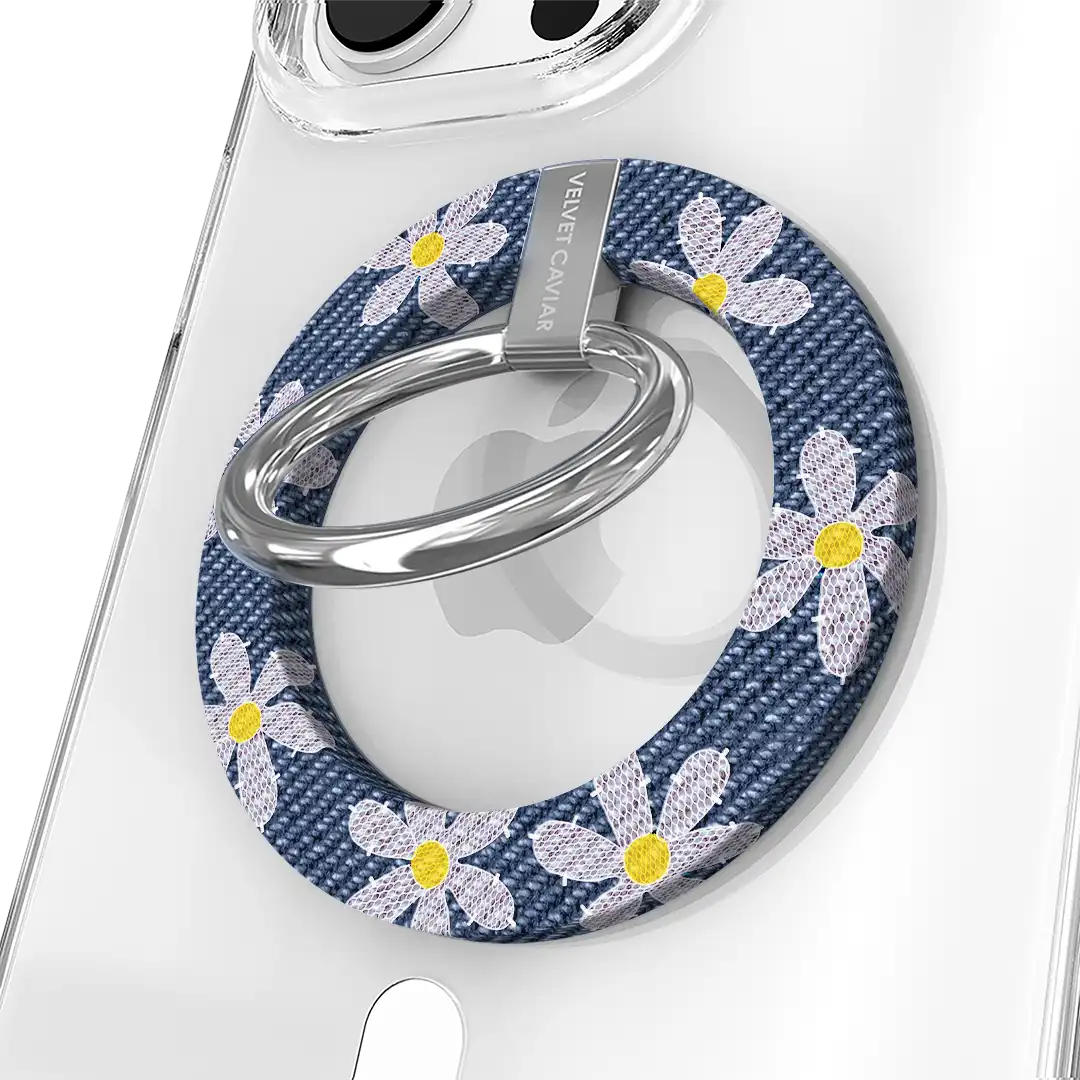 Denim Daisy MagSafe Grip Ring